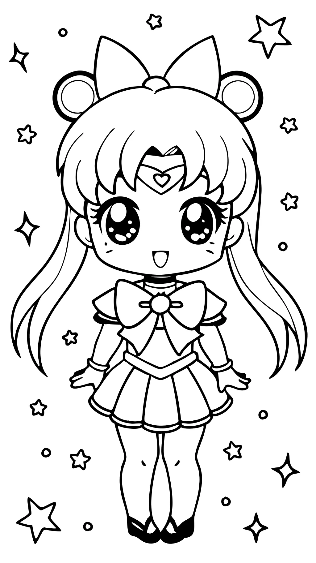 Lindas páginas para colorear de Sailor Moon